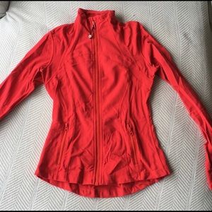 TWO purple and red Lululemon define.  size 6